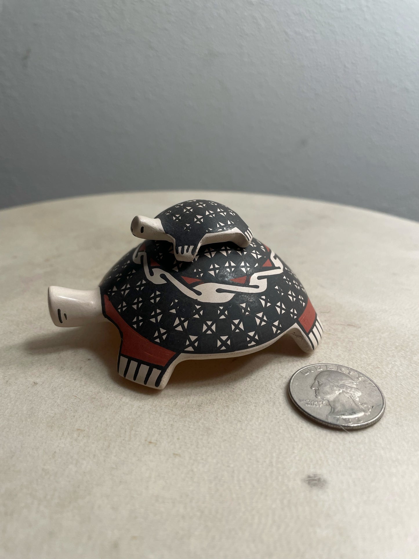 Turtle w/ Turtle Baby Mata Ortiz