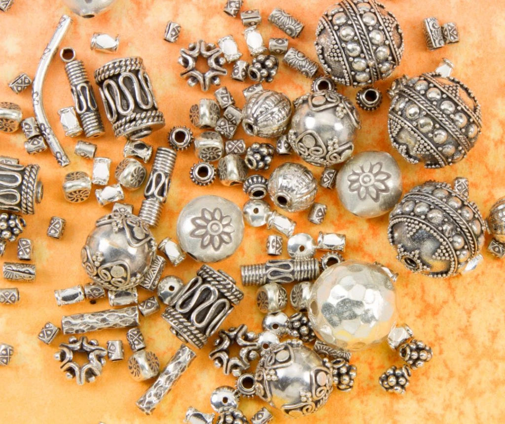 Silver Metal Beads