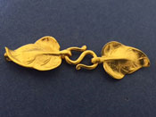 Gold Vermeil Leaf Clasp