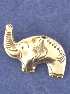 Silver Elephant Bead