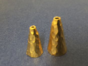 Gold Vermeil Cone, Hammered Hilltribe, Medium