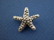 Silver Starfish Bead