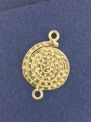 Gold Vermeil  Swirl Charm