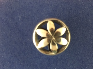 Silver Wheel Shaped Flower Bead (Wheel lotus bead)